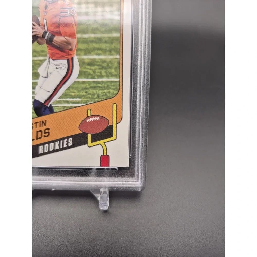 2021 Panini Classics Justin Fields #154 Rookie Blue Back /75 PSA 9  Jets Bears